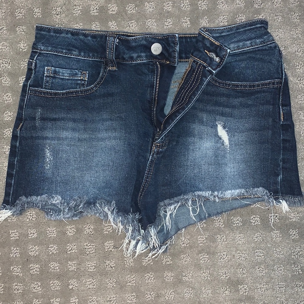 PINK jeans shorts